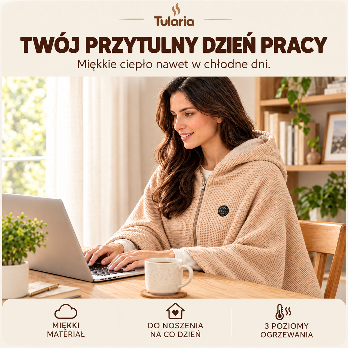 Tularia™- Zasuwany koc grzewczy
